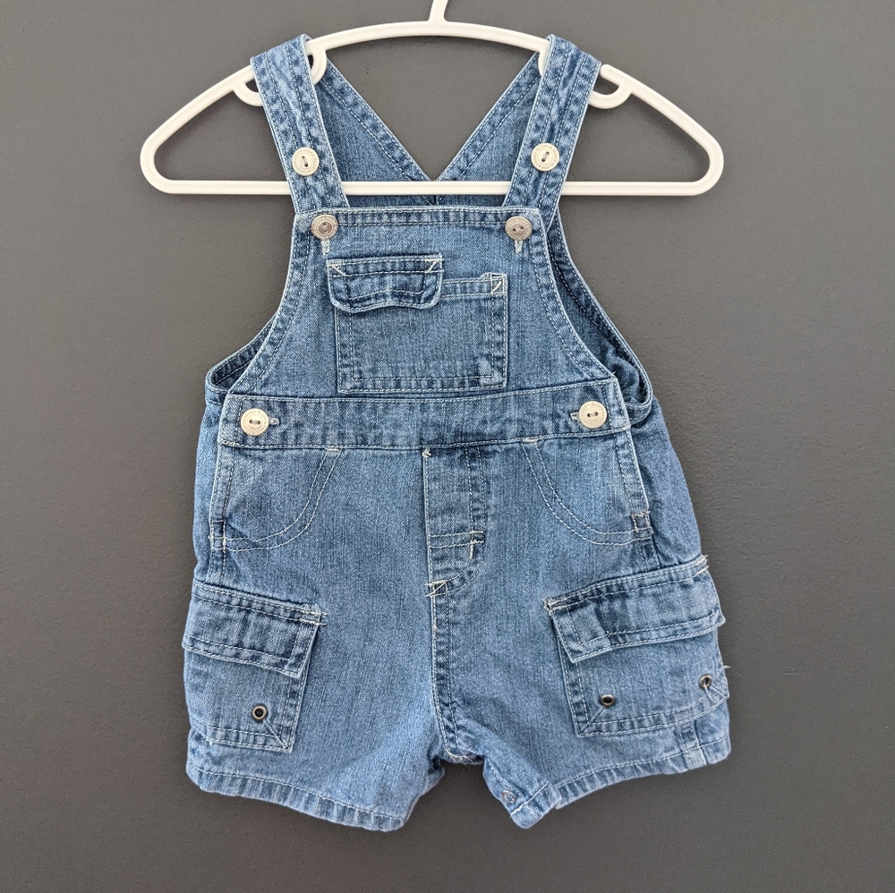 Faded Glory denim overalls/shortalls